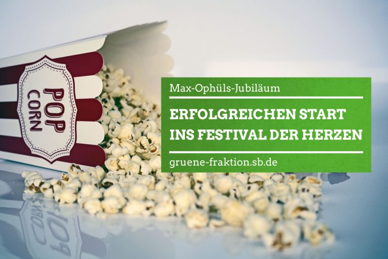04.01.2019 | Max-Ophüls-Jubiläum: Grüne wünschen erfolgreichen Festival-Start﻿