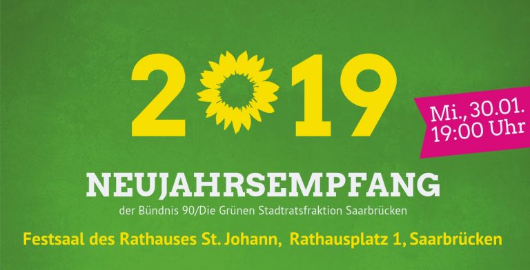 Neujahrsempfang der Grünen-Stadtratsfraktion am 30.01.2019