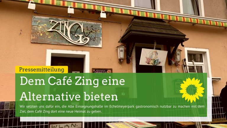 Grüne: Alte Einsegnungshalle im Echelmeyerpark könnte Alternative für das Café Zing werden 