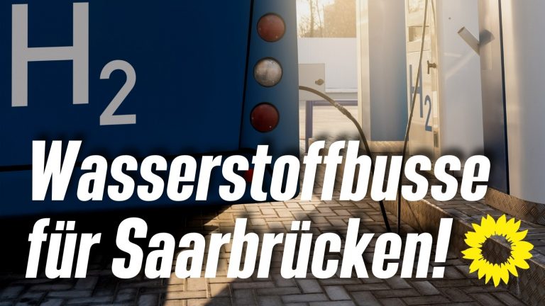 Stadtrats-Grüne begrüßen Bundesförderung für Wasserstoffbusse der Saarbahn