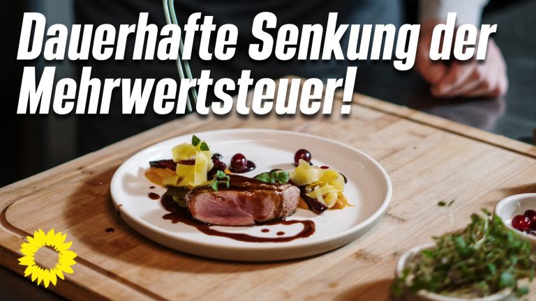 Grüne Stadtratsfraktion Saarbrücken: Dauerhafte Senkung der Mehrwertsteuer für Gastronomie auf 7 Prozent!